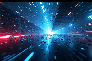 Futuristic technology background wit, a Background Photo by Artonix