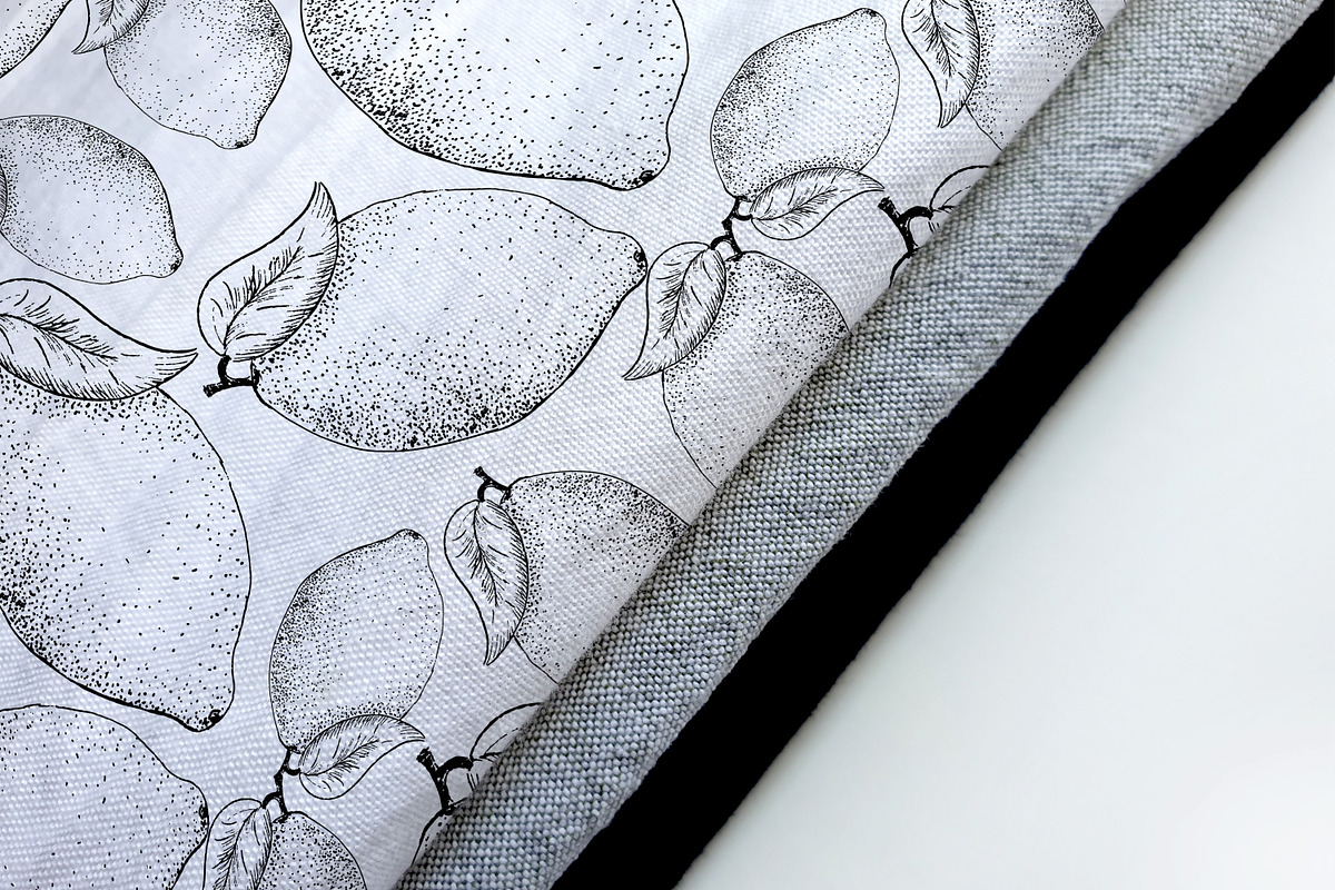 Lemon. Sketch and patterns, a Background Graphic by Canatic (Photo 17 of 19)