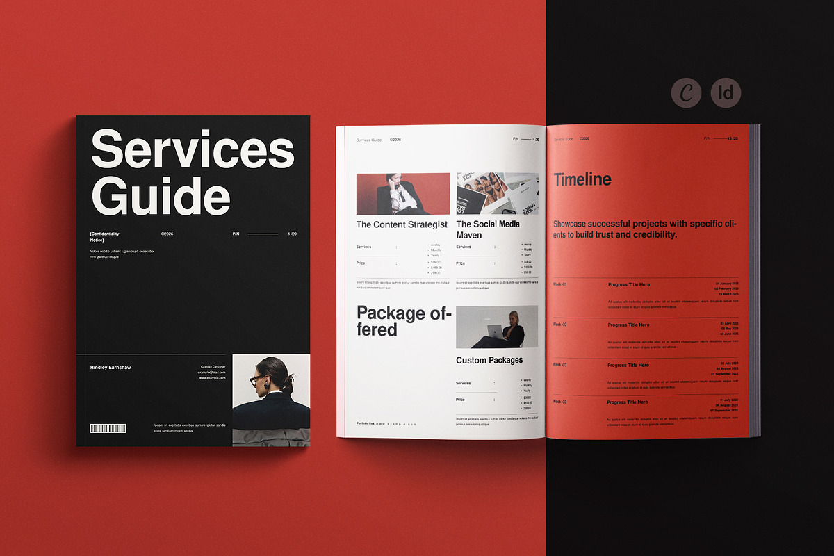 Services and Pricing Guide Template, a Brochure Template by ArtisanaAura (Photo 1 of 9)