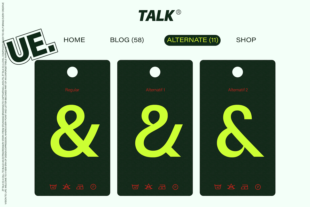 ZT Talk Sans - 80 Font, a Sans Serif Font by zelow type (Photo 5 of 15)