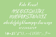 Koko Kruse | Hand Written Font, a Script Font by Artstudio (Thumbnail 6 of 6)