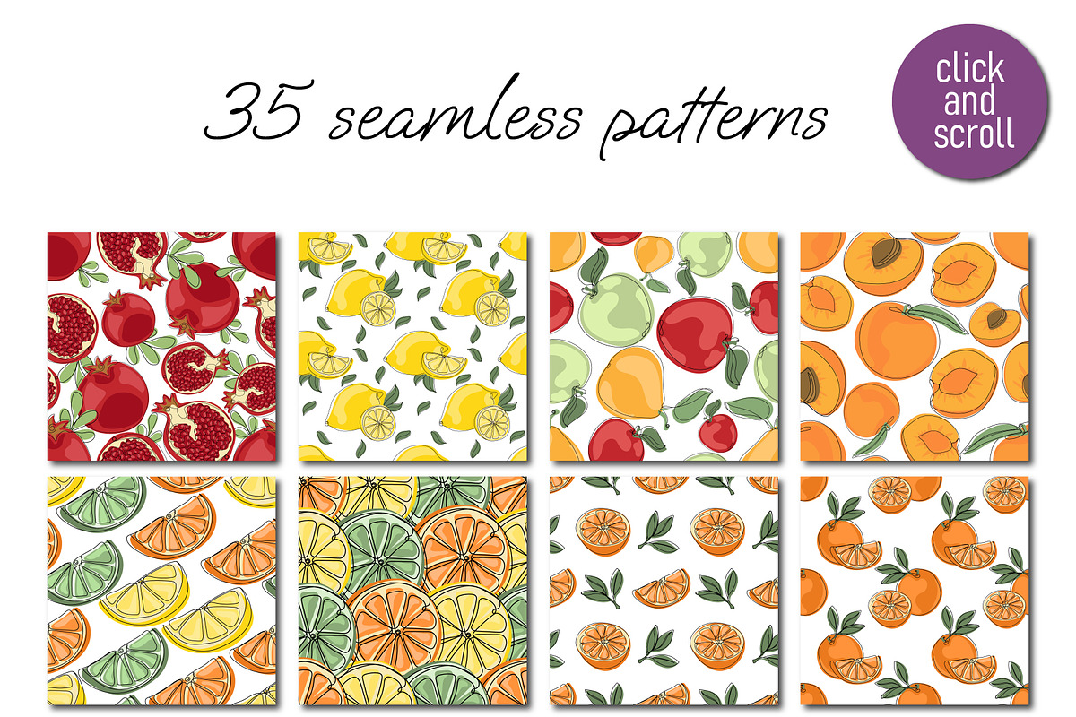 Juice & fruits collections, a Decorative Illustration by LogvinArt (Photo 7 of 10)