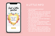 Godparents Proposal Scratch Card, an App Template by SunshineStudioBoutique (Thumbnail 4 of 8)