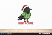 FCAWF Funny Crow Png, an Illustration by Watercolor design (Thumbnail 6 of 6)