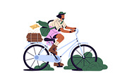 Postmen delivering letters, mail set, a Person Illustration by PaperTrident (Thumbnail 7 of 13)