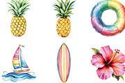 Cute Summer Planner Clipart, an Illustration by Designking (Thumbnail 3 of 5)