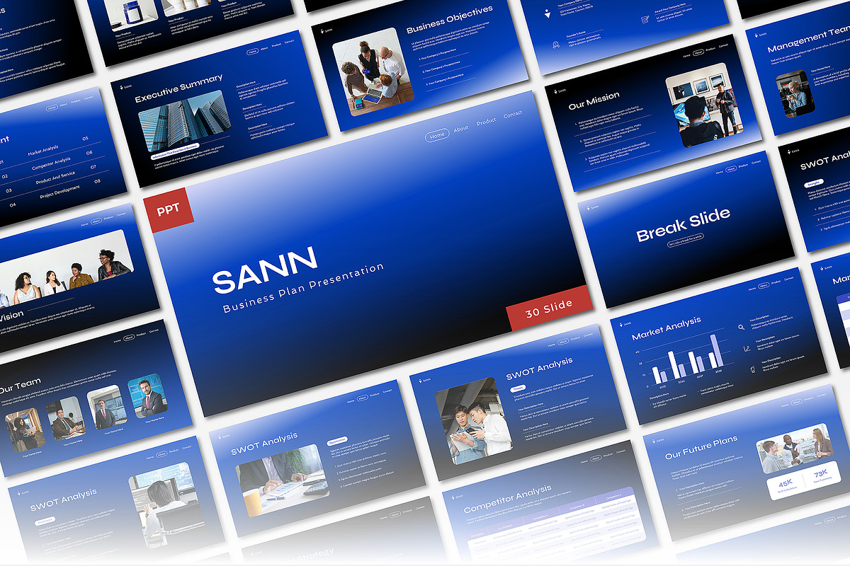 SANN Business Plan Presentation, a Presentation Template by Siska Arista (Photo 1 of 5)