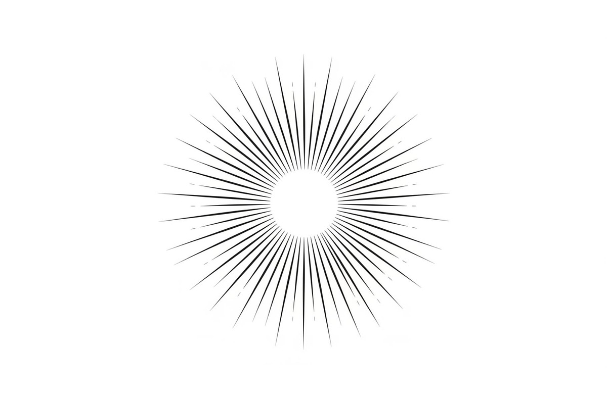 Sunburst Rays Vector Bundle Bundle, an Illustration by yasushie (Photo 4 of 31)