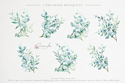 EUCALYPTUS WATERCOLOR COLLECTION, an Illustration by CaraulanStore (Thumbnail 4 of 11)