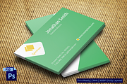 Clean Flat Business Card, a Business Card Template by Niram Factory (Thumbnail 1 of 4)