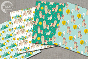 Llama Papers, Alpaca paper AMB-1987, a Pattern Graphic by AMBillustrations (Thumbnail 2 of 2)