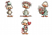 Whimsical Easter Duck Clipart Png, an Illustration by Daily.Designs (Thumbnail 4 of 8)