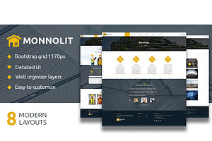 MONNOLIT — Construction HTML Templ.
