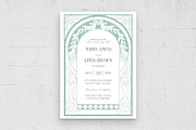 Art Nouveau Invitation Template, an Invitation Template by BrandPacks (Thumbnail 4 of 6)