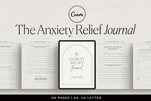 Anxiety Relief Journal Canva