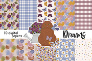 Summer Flower Digital Paper, a Pattern Graphic by GlamArtZhanna (Thumbnail 3 of 3)