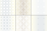 Seamless Silver Geometric Patterns, a Pattern Graphic by Melissa Held Designs (Thumbnail 5 of 8)