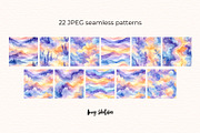 Aura Glow Pastels Seamless Patterns, a Pattern Graphic by Anna Design Studio (Thumbnail 3 of 6)