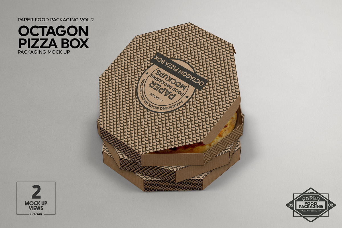 VOL.2 Food Box Packaging Mockups, a Packaging Mockup by INCDesign (Photo 13 of 21)