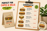 Sandwich Doodles & Food Clipart, a Food Illustration by Oktyabr (Thumbnail 4 of 5)