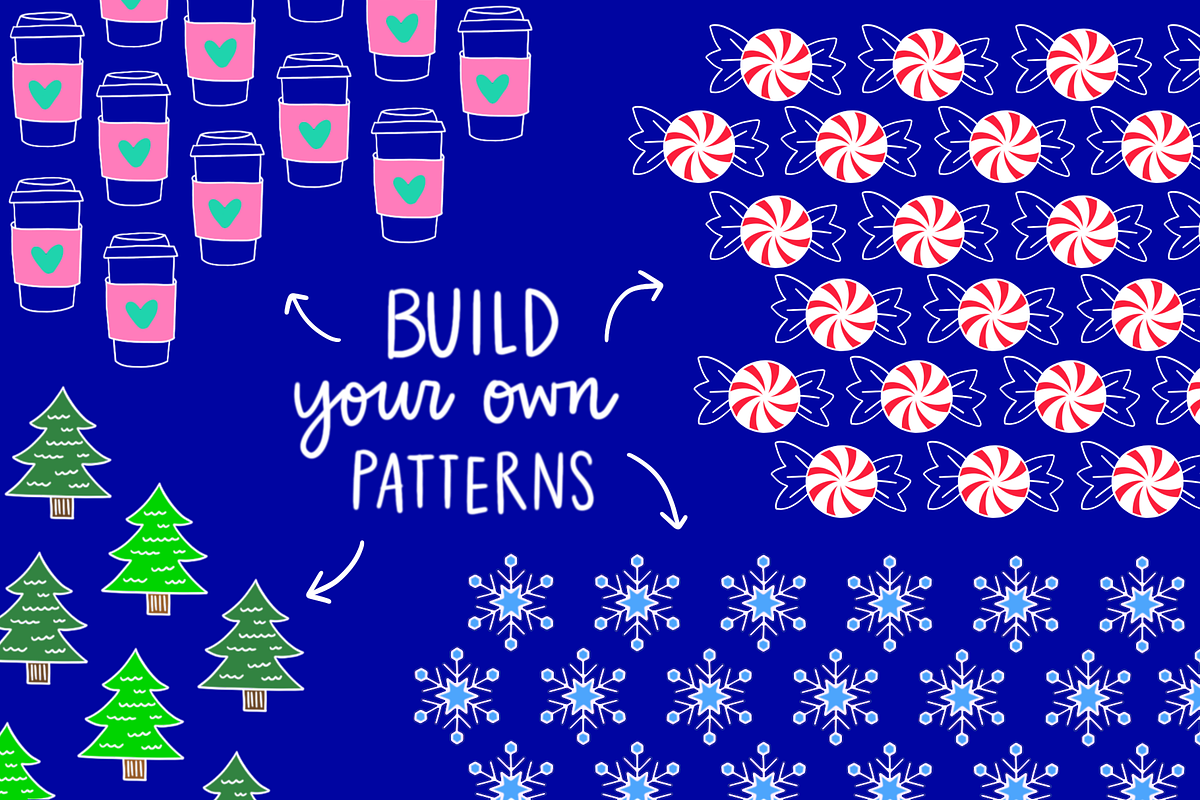 Procreate Christmas Shapes Set, a Brush Add-On by Positively Present (Photo 7 of 10)