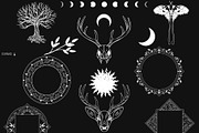 Dark vibes. Illustrations set, a Decorative Illustration by Nadia Murash (Thumbnail 2 of 6)