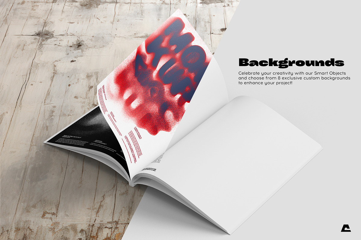 Magazine Mockup Template Set, a Books & Magazine Mockup by ArtDom (Photo 2 of 10)