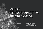 Krag Futuristic Tech Font, a Font by baqoos (Thumbnail 2 of 7)