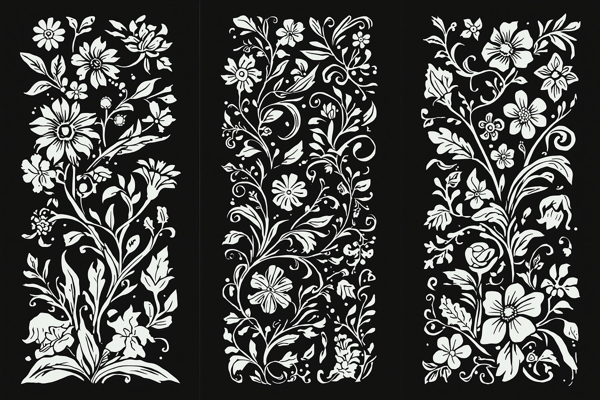 Intricate Floral Laser Cut Panel Des, an Object Graphic by balal (Photo 8 of 11)