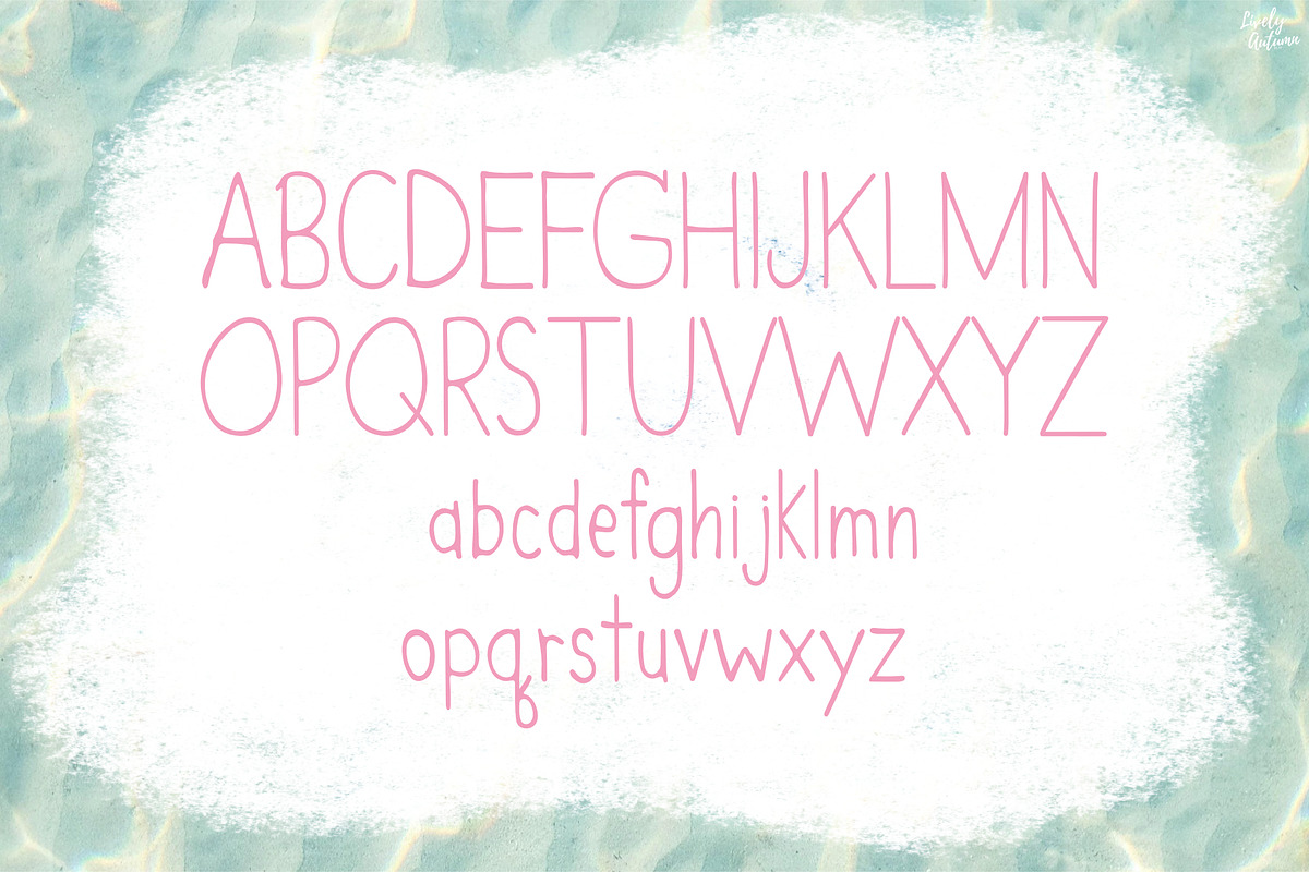 Serene Summer | Handwriting font, a Handwritten Font by LivelyAutumn11.11 (Photo 2 of 5)