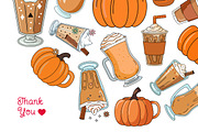 Autumn Drinks Clipart – 40 Cozy PNG, a Seasonal Illustration by Whimsy Brush Studio (Thumbnail 9 of 9)