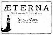 Aeterna Small Caps Old Style Figures, a Serif Font by dawnland (Thumbnail 1 of 4)