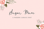 Sugar Muse Script, a Handwritten Font by Beck McCormick (Thumbnail 1 of 10)