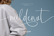 Mildenst, a Handwritten Font by Nathatype (Thumbnail 1 of 10)