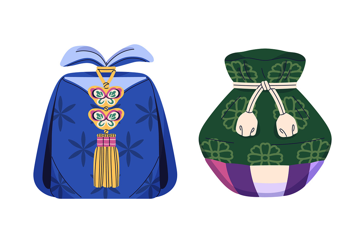 Lucky bags for Chinese holiday set, an Object Illustration by Good Studio (Photo 4 of 6)