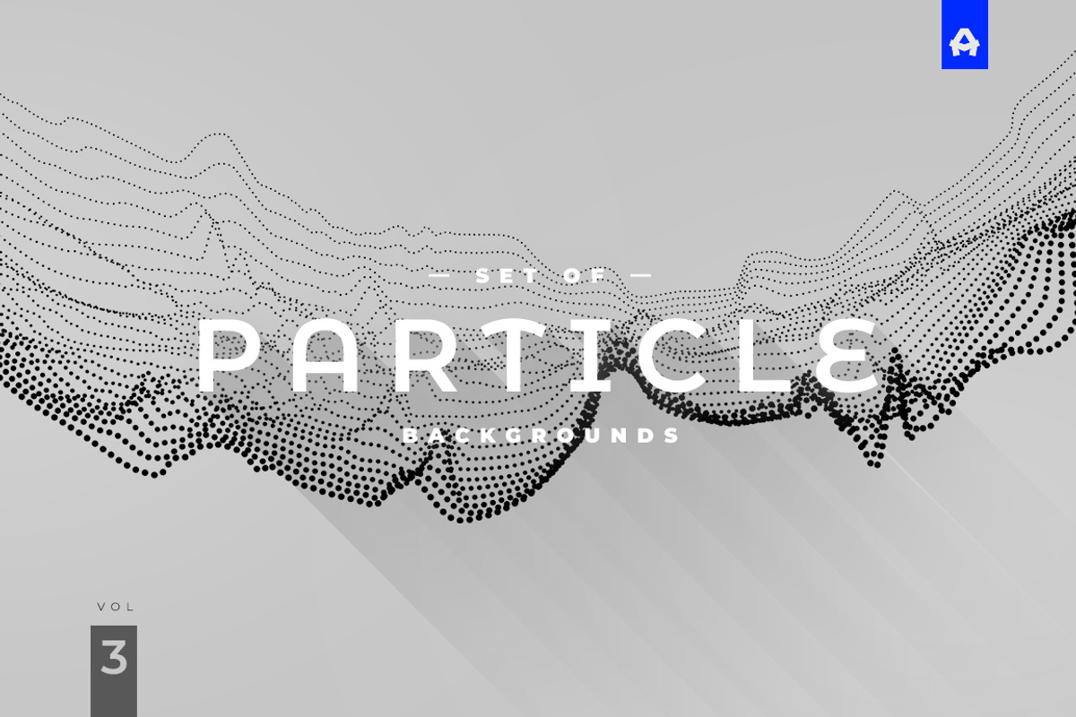 Particle Abstract Backgrounds vol 3, a Templates & Theme by blauananas (Photo 1 of 6)