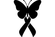 Breast Cancer Ribbon with Butterfly, a Seasonal Illustration by balal (Thumbnail 8 of 17)