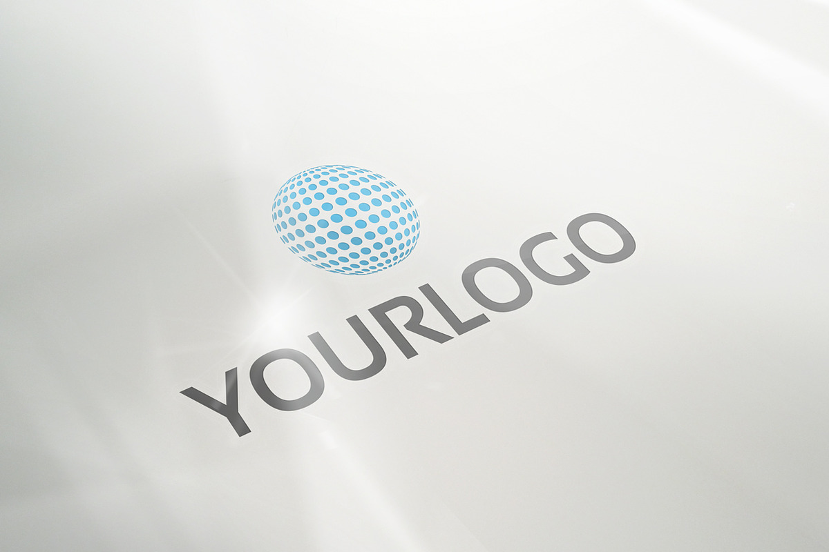 White Plastic Logo Mock-ups V1, a Product Mockup by LogoBuy (Photo 7 of 9)