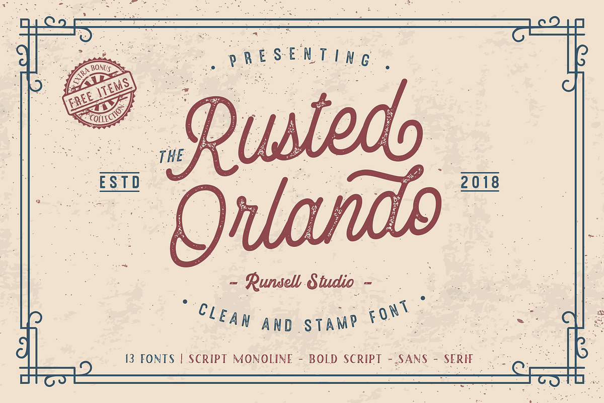 Rusted Orlando + Extras (30% OFF)