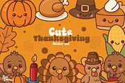 Cosy Thanksgiving Sticker Set, a Graphic by Dori Debreceni draws (Thumbnail 1 of 4)