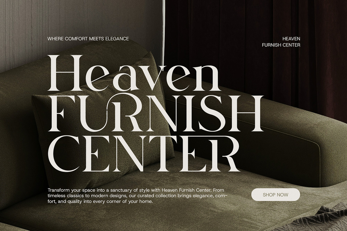 Randa Elegant Serif Font Typeface, a Serif Font by Graphicxell (Photo 6 of 7)