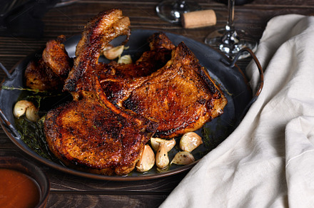 fried Pork Bone Cutlet