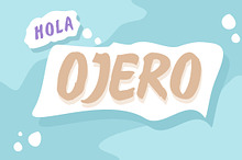 Ojero -  Retro Brush Font