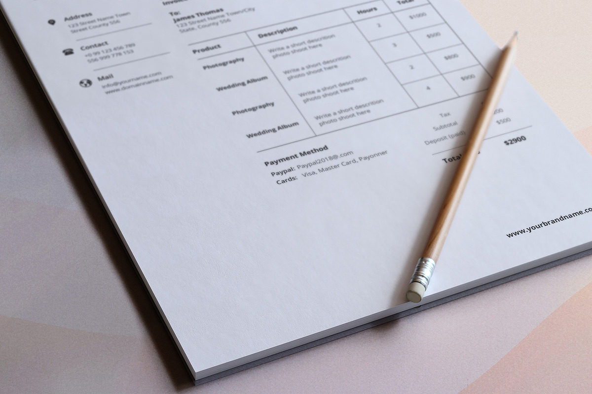Canva Letterhead and Invoice, a Stationery Template by DesignDevisers (Photo 14 of 19)