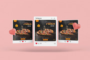 Pizza Shop Flyer Design, a Flyer Template by YUDesignStore (Thumbnail 3 of 6)