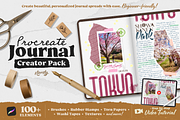 Procreate Journal Creator Pack, a Brush Add-On by Nico-Ng (Thumbnail 1 of 14)