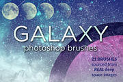 Galaxy Brushes for Photoshop, a Brush Add-On by M. by mprintly (Thumbnail 1 of 4)