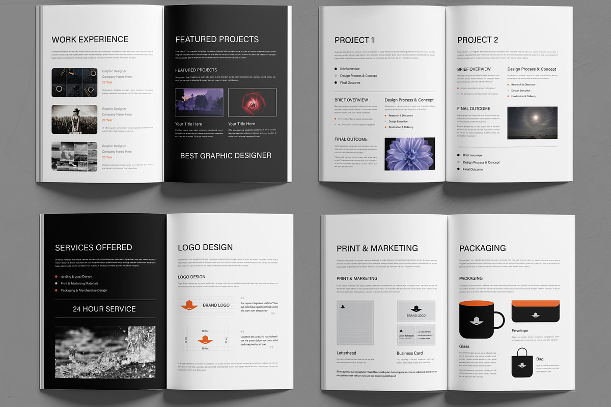 Portfolio Layout, a Print Template by MightyDesign (Photo 3 of 6)
