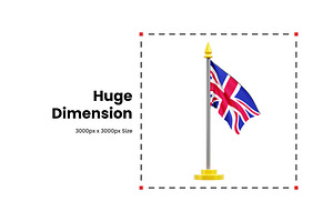 3D Flag Pole 2