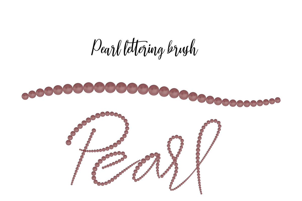 Procreate pearl brushes for iPad and, a Brush Add-On by Illustration Tribe (Photo 3 of 4)